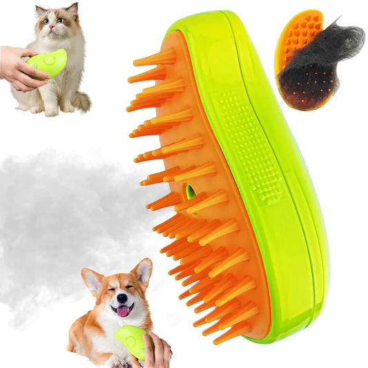 Rechargeable Steam Pet Brush